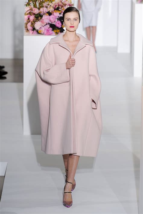pink dior coat
